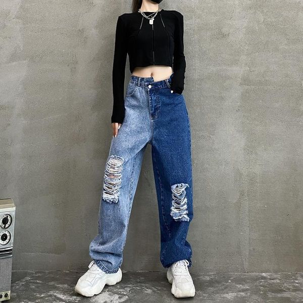 women's pants & capris cool patchwork summer korean harajuku ripped japan autumn trousers fashion straight hip hop women, Black;white
women's pants & capris cool patchwork summer korean harajuku ripped japan autumn trousers fashion straight hip hop women, Black;white