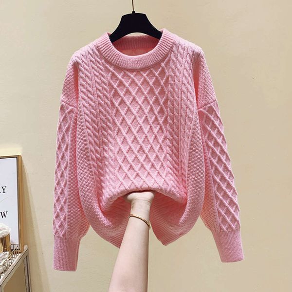 wen chunya gentle mahua women's thickened loose outer wear 2020 new versatile lazy sweater, White;black
wen chunya gentle mahua women's thickened loose outer wear 2020 new versatile lazy sweater, White;black