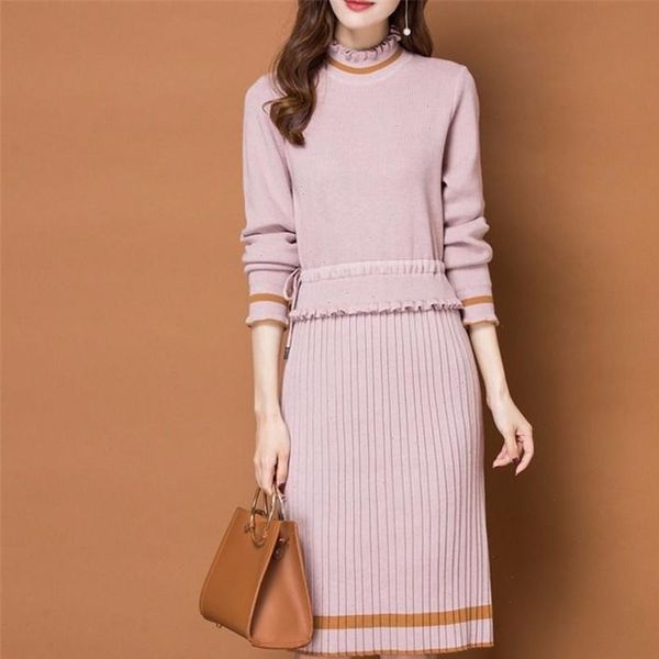 fashion womens tracksuits 2 piece set women suit knitted long sleeve sweet sweater pencil skirts 2pcs skirt sets, Gray
fashion womens tracksuits 2 piece set women suit knitted long sleeve sweet sweater pencil skirts 2pcs skirt sets, Gray