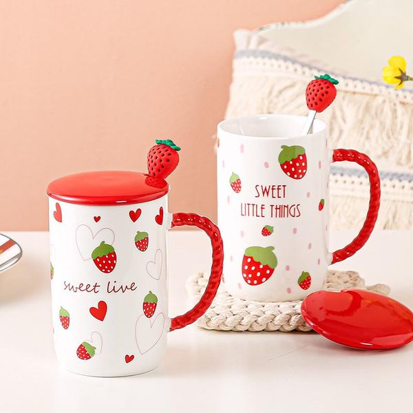 mugs creative personality strawberry mug cute ceramic drinking cup trendy gift wedding couple's cups tea
mugs creative personality strawberry mug cute ceramic drinking cup trendy gift wedding couple's cups tea