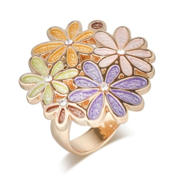 cluster rings 2021 trendy bohemia jewelry muti-color enamel flower for women luxury gold color elegant open resizable cocktail, Golden;silver
cluster rings 2021 trendy bohemia jewelry muti-color enamel flower for women luxury gold color elegant open resizable cocktail, Golden;silver