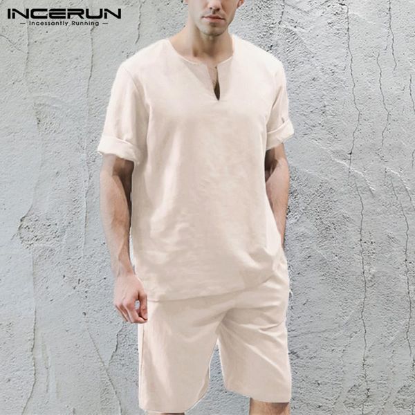 incerun cotton men pajamas sets solid color nightgown short sleeve v neck elastic waist shorts sleepwear sets homewear 2021, Black;brown
incerun cotton men pajamas sets solid color nightgown short sleeve v neck elastic waist shorts sleepwear sets homewear 2021, Black;brown