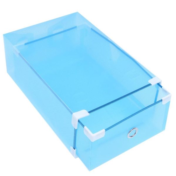 storage boxes & bins css shoes box transparent plastic drawer type metal edging thick box, blue
storage boxes & bins css shoes box transparent plastic drawer type metal edging thick box, blue