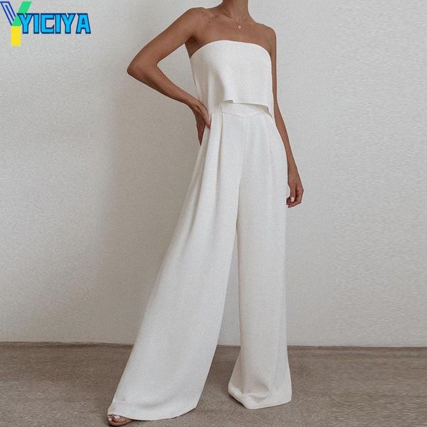 women's two piece pants 3xl elegant office lady 2 set 2021 spring summer casual wide leg solid suits strapless and fashion women outfi, White
women's two piece pants 3xl elegant office lady 2 set 2021 spring summer casual wide leg solid suits strapless and fashion women outfi, White