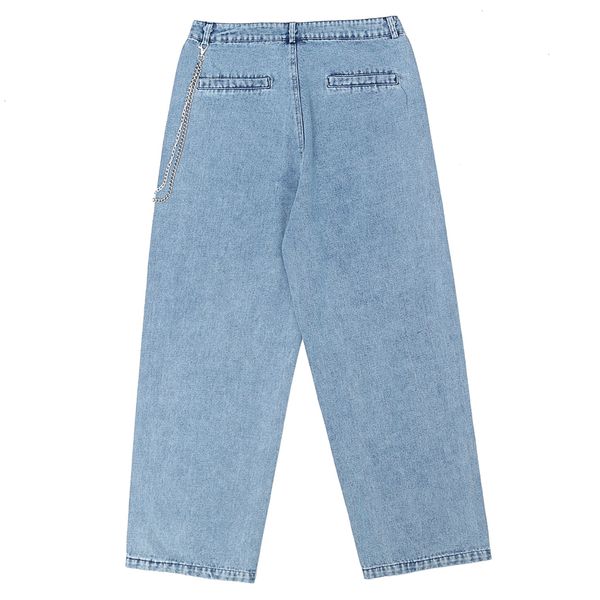 hip 2021 new hop butterfly chain print jeans straight wide leg pants harajuku oversize streetwear loose joggers men baggy trousers 1cz4, Blue
hip 2021 new hop butterfly chain print jeans straight wide leg pants harajuku oversize streetwear loose joggers men baggy trousers 1cz4, Blue