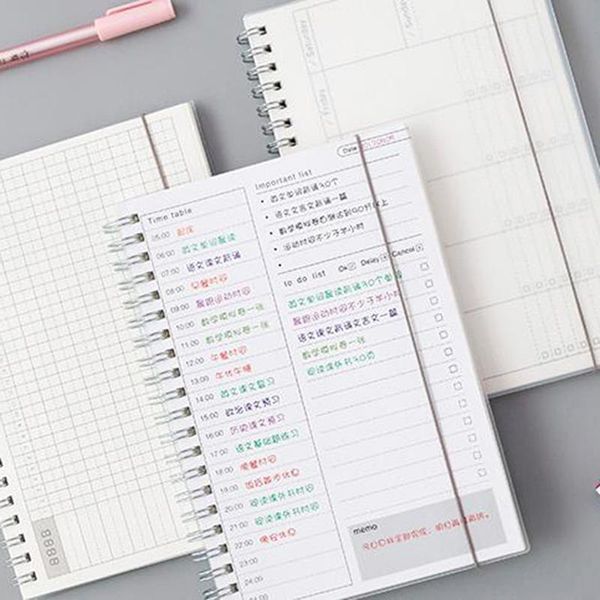 2021 notebook agenda daily weekly monthly plan spiral organizer schedule planner, Purple;pink
2021 notebook agenda daily weekly monthly plan spiral organizer schedule planner, Purple;pink