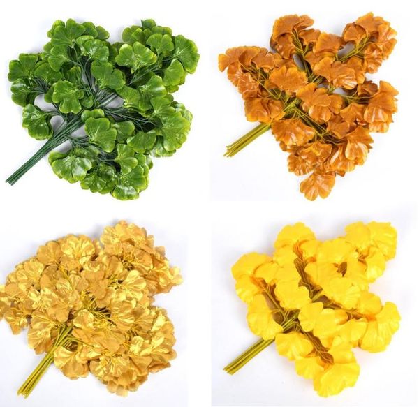 12pcs artificial ginkgo tree leaves branch for plant wall background wedding home l office bar decorative
12pcs artificial ginkgo tree leaves branch for plant wall background wedding home l office bar decorative