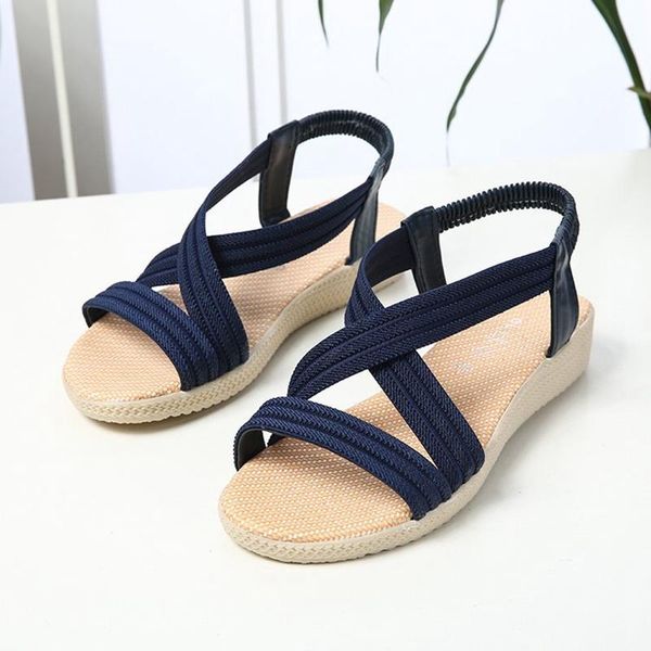 sandals 2021 classic women's flat cloth open toe soft sole comfortable casual shoes, Black
sandals 2021 classic women's flat cloth open toe soft sole comfortable casual shoes, Black