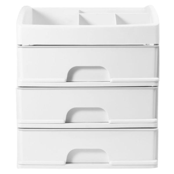 cosmetics stratified storage box drawer type dresser organizer deskmakeup holder (beige) (three-layer)
cosmetics stratified storage box drawer type dresser organizer deskmakeup holder (beige) (three-layer)