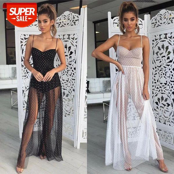 fashion women polka dots slit ladies see-through long dress 2019 summer party beach dress sundress #ix45, Black;gray
fashion women polka dots slit ladies see-through long dress 2019 summer party beach dress sundress #ix45, Black;gray