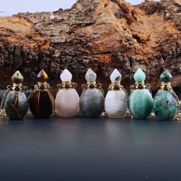 pendant necklaces lady wishing bottle crystal perfume stainless steel necklace natural multi class stone chain optional n001, Silver
pendant necklaces lady wishing bottle crystal perfume stainless steel necklace natural multi class stone chain optional n001, Silver