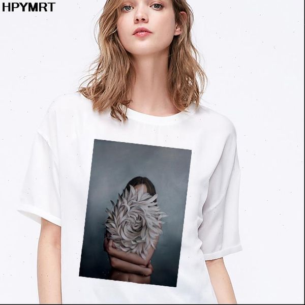2021 summer t shirt women flowers feather print harajuku fashion tshirt short sleeve t shirt white female clothing
2021 summer t shirt women flowers feather print harajuku fashion tshirt short sleeve t shirt white female clothing
