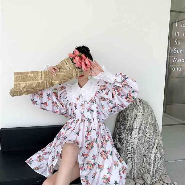 casual dresses peter pan collar spring for women 2021 long sleeve frog button knee length korean style print cute dress 4pb1, Black;gray
casual dresses peter pan collar spring for women 2021 long sleeve frog button knee length korean style print cute dress 4pb1, Black;gray