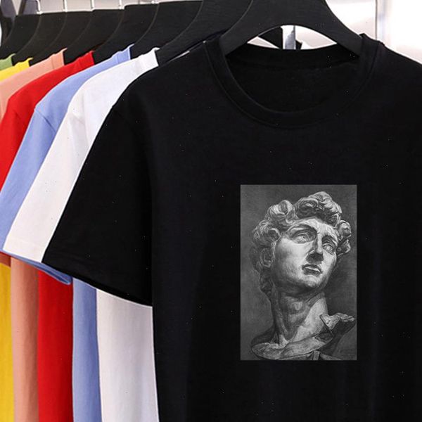style t shirt women art michelangelo stone statue printing vintage t shirt vogue loose o neck pop tshirt, White
style t shirt women art michelangelo stone statue printing vintage t shirt vogue loose o neck pop tshirt, White