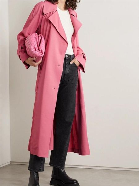 women's trench coats women pink long coat mid-length single breasted sleeve lace-up office lady windbreaker outwear 2021 autumn, Tan;black
women's trench coats women pink long coat mid-length single breasted sleeve lace-up office lady windbreaker outwear 2021 autumn, Tan;black