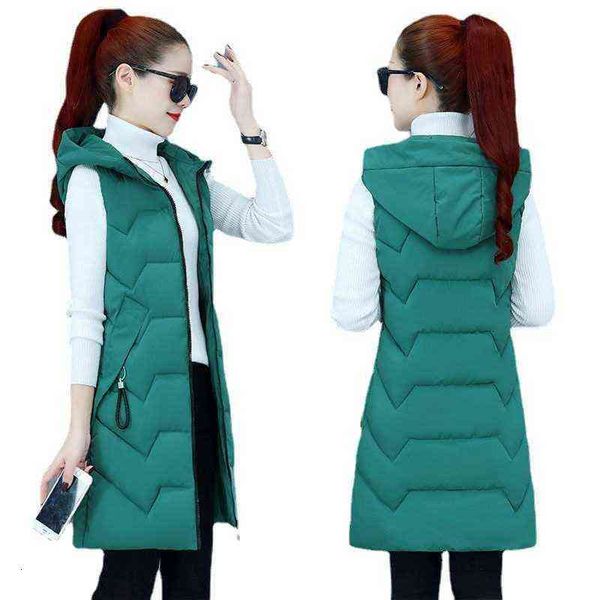 waistcoat women's winter 2021 cotton clothes students slim down vest medium and long coat, Black;white
waistcoat women's winter 2021 cotton clothes students slim down vest medium and long coat, Black;white