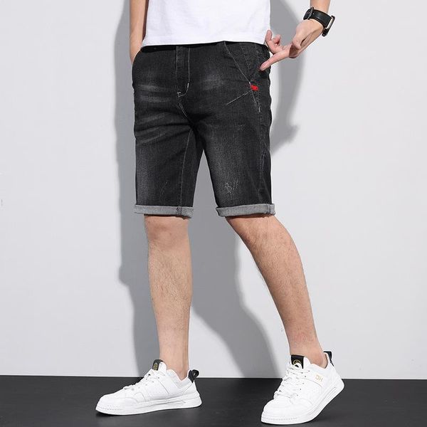 men's jeans high end denim shorts 2021 fashion brand loose summer stretch leisure youth, Blue
men's jeans high end denim shorts 2021 fashion brand loose summer stretch leisure youth, Blue