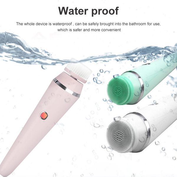 4 in 1 electric facial cleansing brush with 4 heads rechargeable sonic face washer deep pore cleaner exfoliating spa massager
4 in 1 electric facial cleansing brush with 4 heads rechargeable sonic face washer deep pore cleaner exfoliating spa massager