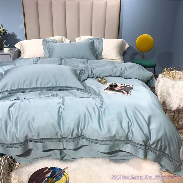 bedding sets 1.8mbed flat sheet 80tc pure color double-sided lenzing tencel set simple nordic american lyocell silky quilt cover blue
bedding sets 1.8mbed flat sheet 80tc pure color double-sided lenzing tencel set simple nordic american lyocell silky quilt cover blue
