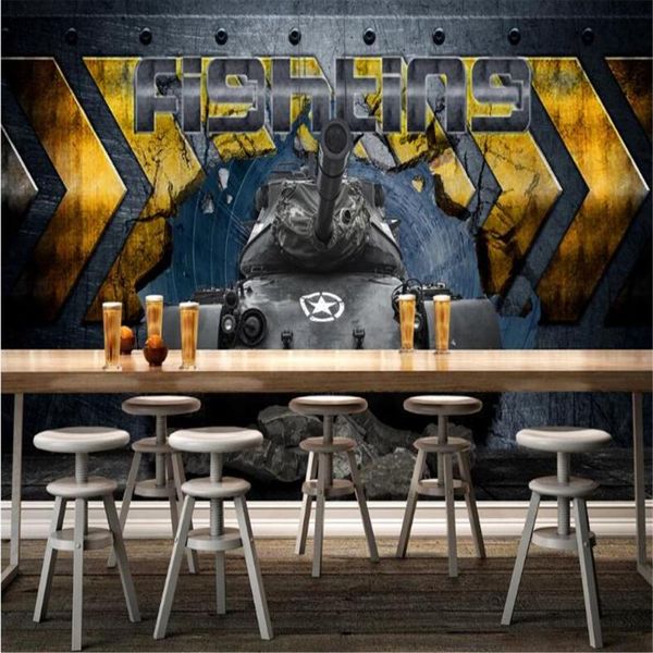 wallpapers milofi custom 3d three-dimensional mural personality graffiti retro nostalgic tank war metal background wall paper
wallpapers milofi custom 3d three-dimensional mural personality graffiti retro nostalgic tank war metal background wall paper