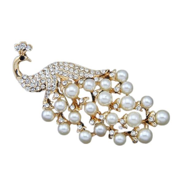pins, brooches fashion jewelry peacock brooch white imitation pearl woman drop, Gray
pins, brooches fashion jewelry peacock brooch white imitation pearl woman drop, Gray