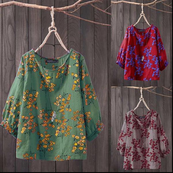 2021 plus size women and blouses casual office blusas ladies vintage floral tunic female pritned shirt 5xl, White
2021 plus size women and blouses casual office blusas ladies vintage floral tunic female pritned shirt 5xl, White