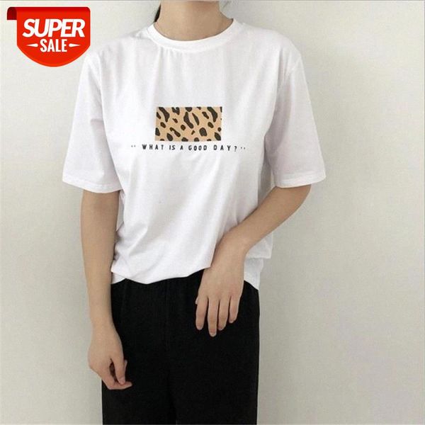 sunfiz yf what is a good day women leopard letter cotton t-shirt fashion o neck short sleeve casual loose 2019 new tees #lk1w, White
sunfiz yf what is a good day women leopard letter cotton t-shirt fashion o neck short sleeve casual loose 2019 new tees #lk1w, White
