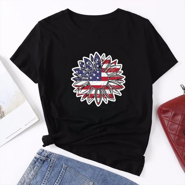 harajuku short sleeve tee womens vintage american flag flowers print funny for summer clothes ladies shirts, White
harajuku short sleeve tee womens vintage american flag flowers print funny for summer clothes ladies shirts, White