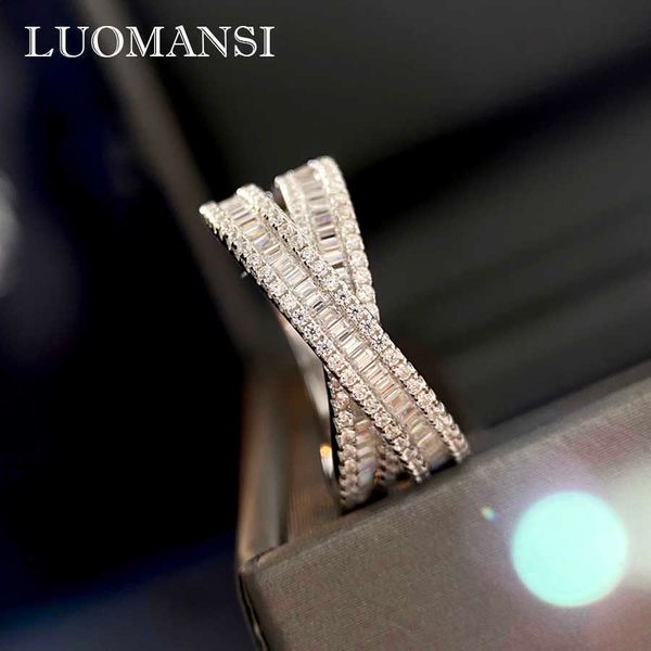 luomansi create moissanite full diamond double ring interlaced ring s925 silver super flash ring wedding women fine jewelry, Golden;silver
luomansi create moissanite full diamond double ring interlaced ring s925 silver super flash ring wedding women fine jewelry, Golden;silver