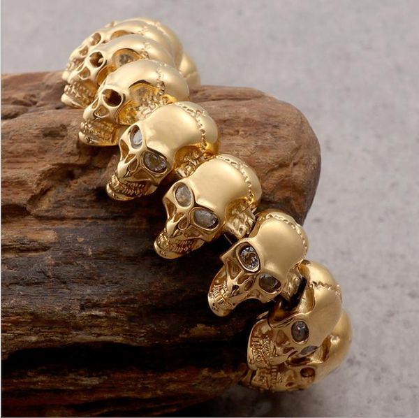 original design men's hip hop stainless steel cz bracelets punk stainless steel bracelets skull bracelets hip hop bracelet kl94664, White
original design men's hip hop stainless steel cz bracelets punk stainless steel bracelets skull bracelets hip hop bracelet kl94664, White