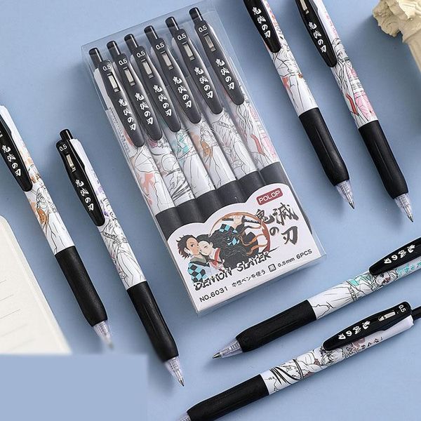 gel pens 30 pcs/lot retro demon slayer press pen cute 0.5mm black ink signature promotional gift stationery school supplies
gel pens 30 pcs/lot retro demon slayer press pen cute 0.5mm black ink signature promotional gift stationery school supplies