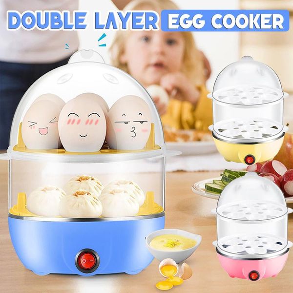 double layer 14 eggs capacity egg boiler steamer electric egg cooker corn milk steamed kitchen cooking machine 220v 350w
double layer 14 eggs capacity egg boiler steamer electric egg cooker corn milk steamed kitchen cooking machine 220v 350w