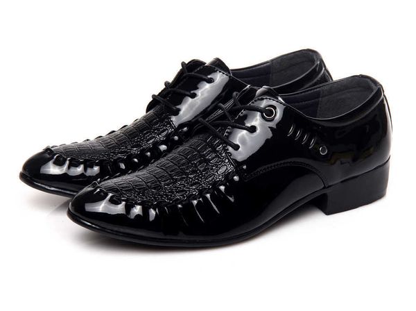 elling classic luxury men patent leather oxfords genuine shoes brogue shoe mens formal casual bullock dress wedding designer top, Black
elling classic luxury men patent leather oxfords genuine shoes brogue shoe mens formal casual bullock dress wedding designer top, Black