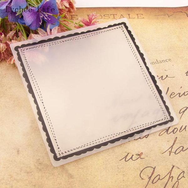 craft tools lychee life blank square plastic embossing folders 15x15cm for scrapbooking template diy card making accessories
craft tools lychee life blank square plastic embossing folders 15x15cm for scrapbooking template diy card making accessories
