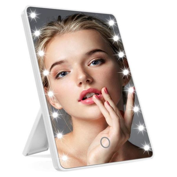 compact mirrors 16 led makeup mirror cosmetic with touch screen dimmer switch battery operated stand tablebathroom travel 30#
compact mirrors 16 led makeup mirror cosmetic with touch screen dimmer switch battery operated stand tablebathroom travel 30#