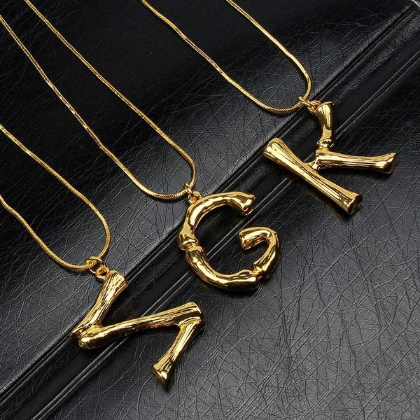 pendant necklaces a-z fashion letter alphabet necklace gold color chain initial bamboo charms for women jewelry, Silver
pendant necklaces a-z fashion letter alphabet necklace gold color chain initial bamboo charms for women jewelry, Silver