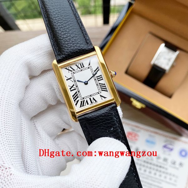 2020 classic tank solo quartz watches joker leather wristwatches square watch 27*34mm tw factory d3122, Silver
2020 classic tank solo quartz watches joker leather wristwatches square watch 27*34mm tw factory d3122, Silver