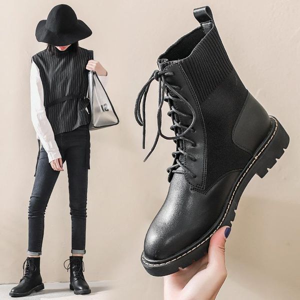 boots 2021 autumn female botas mujer shoes women fashion brand ladies footware cross-tied ankle patchwork, Black
boots 2021 autumn female botas mujer shoes women fashion brand ladies footware cross-tied ankle patchwork, Black