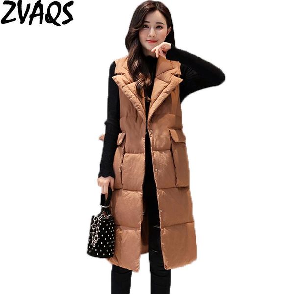 women's vests zvaqs autumn and winter vest women 2021 fashion cotton long loose warm female waistcoat sleeveless coat gilet femme st330, Black;white
women's vests zvaqs autumn and winter vest women 2021 fashion cotton long loose warm female waistcoat sleeveless coat gilet femme st330, Black;white