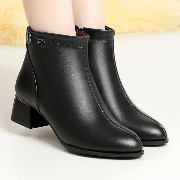 Women Boots High Heels Chunky White Platform Ankle Boots Fur Plush Soft Leather Zip Block Scarpins Shoes Black White Red, Beige
Women Boots High Heels Chunky White Platform Ankle Boots Fur Plush Soft Leather Zip Block Scarpins Shoes Black White Red, Beige