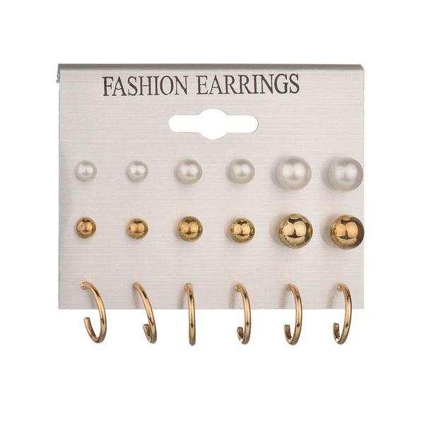 stud 9 pcs/set classic round shell pearl earrings set for girls crystal statement earring jewelry wedding geometric er200044, Golden;silver
stud 9 pcs/set classic round shell pearl earrings set for girls crystal statement earring jewelry wedding geometric er200044, Golden;silver