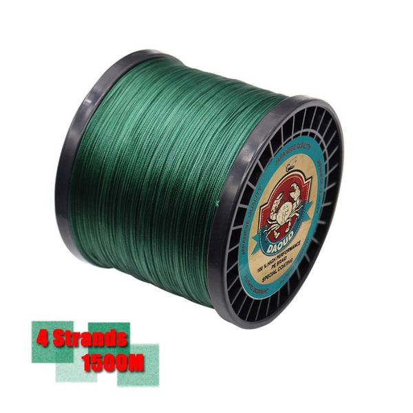 daoud 1500m 4 strands braided line pe braided fishing line multifilament fishing carp saltwater/freshwater
daoud 1500m 4 strands braided line pe braided fishing line multifilament fishing carp saltwater/freshwater
