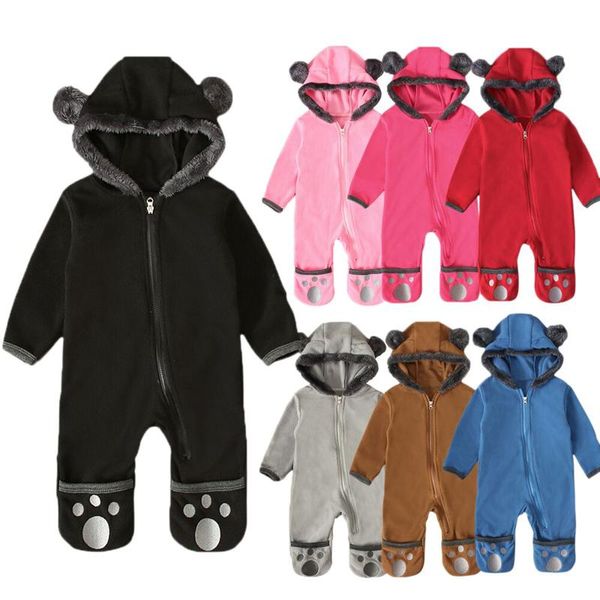 focusnorm spring autumn baby girls boys lovely rompers 7 colors solid fur 3d ear hooded zipper jumpsuits 0-24m, Blue
focusnorm spring autumn baby girls boys lovely rompers 7 colors solid fur 3d ear hooded zipper jumpsuits 0-24m, Blue