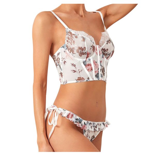 3pieces/lot women ruffle patchwork lingerie corset bandage underwire muslin sleepwear soft comfortable underwear +briefs lenceria, Red;black
3pieces/lot women ruffle patchwork lingerie corset bandage underwire muslin sleepwear soft comfortable underwear +briefs lenceria, Red;black