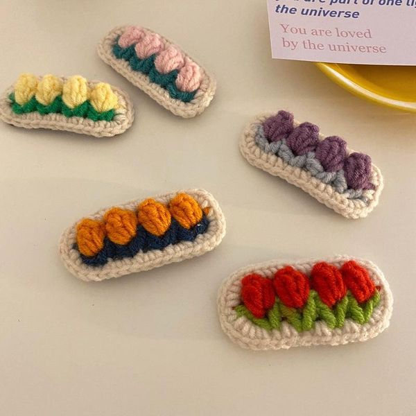hair accessories cute children's tulip flower hairpin wool bb clip hand-woven bangs ornaments gifts for girls, Slivery;white
hair accessories cute children's tulip flower hairpin wool bb clip hand-woven bangs ornaments gifts for girls, Slivery;white