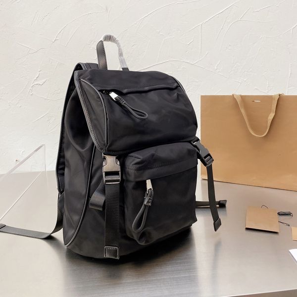 nylon practical backpack black strapping cover letter spelling backpack outdoor travel designer shoulder bag 40*26cm
nylon practical backpack black strapping cover letter spelling backpack outdoor travel designer shoulder bag 40*26cm