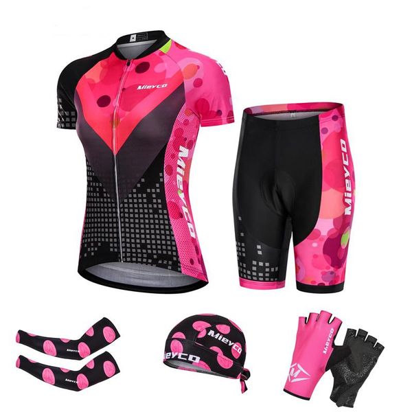 racing sets bike team women's outfit suit mtb cycling jersey clothing 5d gel pad set summer mountain bicycle wear with free, Black;blue
racing sets bike team women's outfit suit mtb cycling jersey clothing 5d gel pad set summer mountain bicycle wear with free, Black;blue
