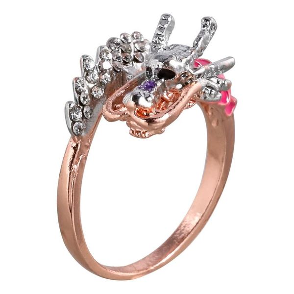 cluster rings unique style female dragon animal ring 18kt rose engagement vintage wedding band skull for women, Golden;silver
cluster rings unique style female dragon animal ring 18kt rose engagement vintage wedding band skull for women, Golden;silver