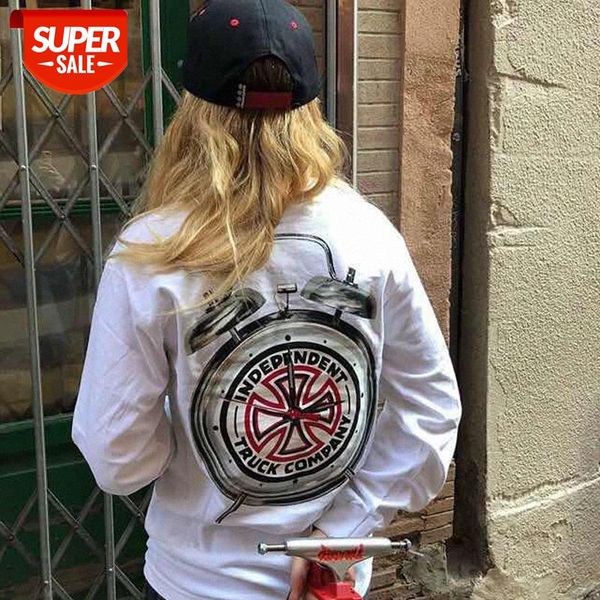 men's hip-hop skateboard long-sleeved t-shirt flame alarm clock print street style bottoming shirt #xd60, White;black
men's hip-hop skateboard long-sleeved t-shirt flame alarm clock print street style bottoming shirt #xd60, White;black