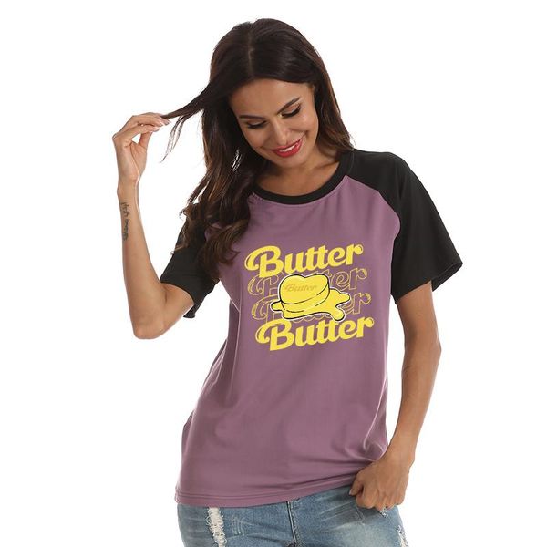 women's t-shirt bantan boys butter y2k t shirt summer spell color stitching casual korean fashion harajuku short sleeve woman top, White
women's t-shirt bantan boys butter y2k t shirt summer spell color stitching casual korean fashion harajuku short sleeve woman top, White